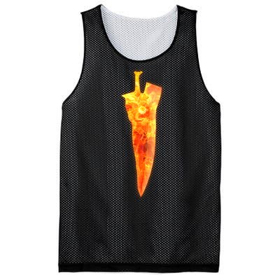 Soul Caliber Soul Edge Sword Flame Blade Mesh Reversible Basketball Jersey Tank