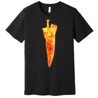 Soul Caliber Soul Edge Sword Flame Blade Premium T-Shirt