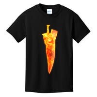 Soul Caliber Soul Edge Sword Flame Blade Kids T-Shirt