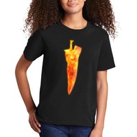 Soul Caliber Soul Edge Sword Flame Blade Kids T-Shirt