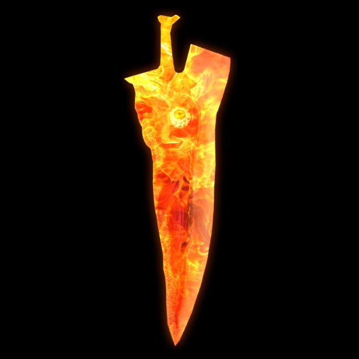 Soul Caliber Soul Edge Sword Flame Blade Kids T-Shirt