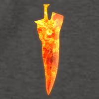 Soul Caliber Soul Edge Sword Flame Blade Vector Backpack