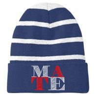 Soul Mate Matching Couples For Mr Striped Beanie with Solid Band