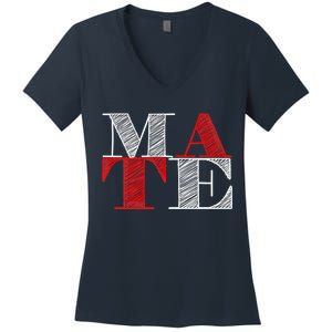 Soul Mate Matching Couples For Mr Women's V-Neck T-Shirt