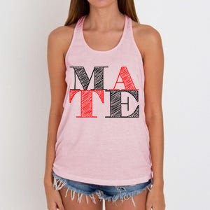 Soul Mate Matching Couples For Mr Women's Knotted Racerback Tank