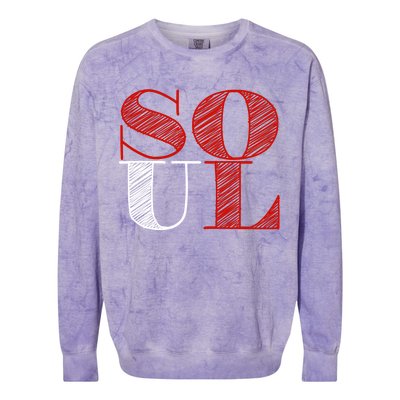 Soul Mate Matching Couples For Mrs Colorblast Crewneck Sweatshirt