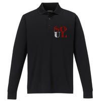 Soul Mate Matching Couples For Mrs Performance Long Sleeve Polo