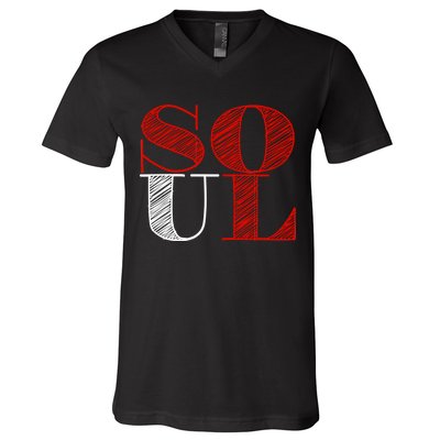 Soul Mate Matching Couples For Mrs V-Neck T-Shirt