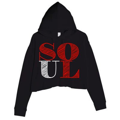 Soul Mate Matching Couples For Mrs Crop Fleece Hoodie