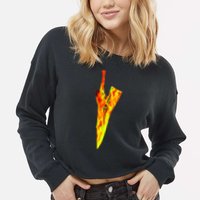 Soul Sword  Cropped Pullover Crew