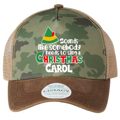 Sound Like Somebody Needs To Sing A Christmas Carol Legacy Tie Dye Trucker Hat