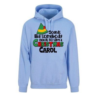 Sound Like Somebody Needs To Sing A Christmas Carol Unisex Surf Hoodie