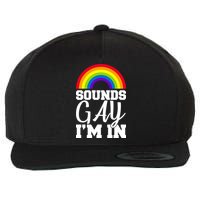 Sounds Gay I'm In Wool Snapback Cap