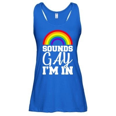 Sounds Gay I'm In Ladies Essential Flowy Tank