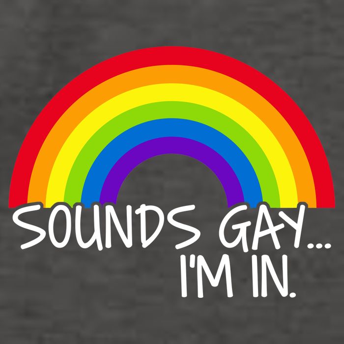 Sounds Gay I'm In Funny LGBT Vector Backpack