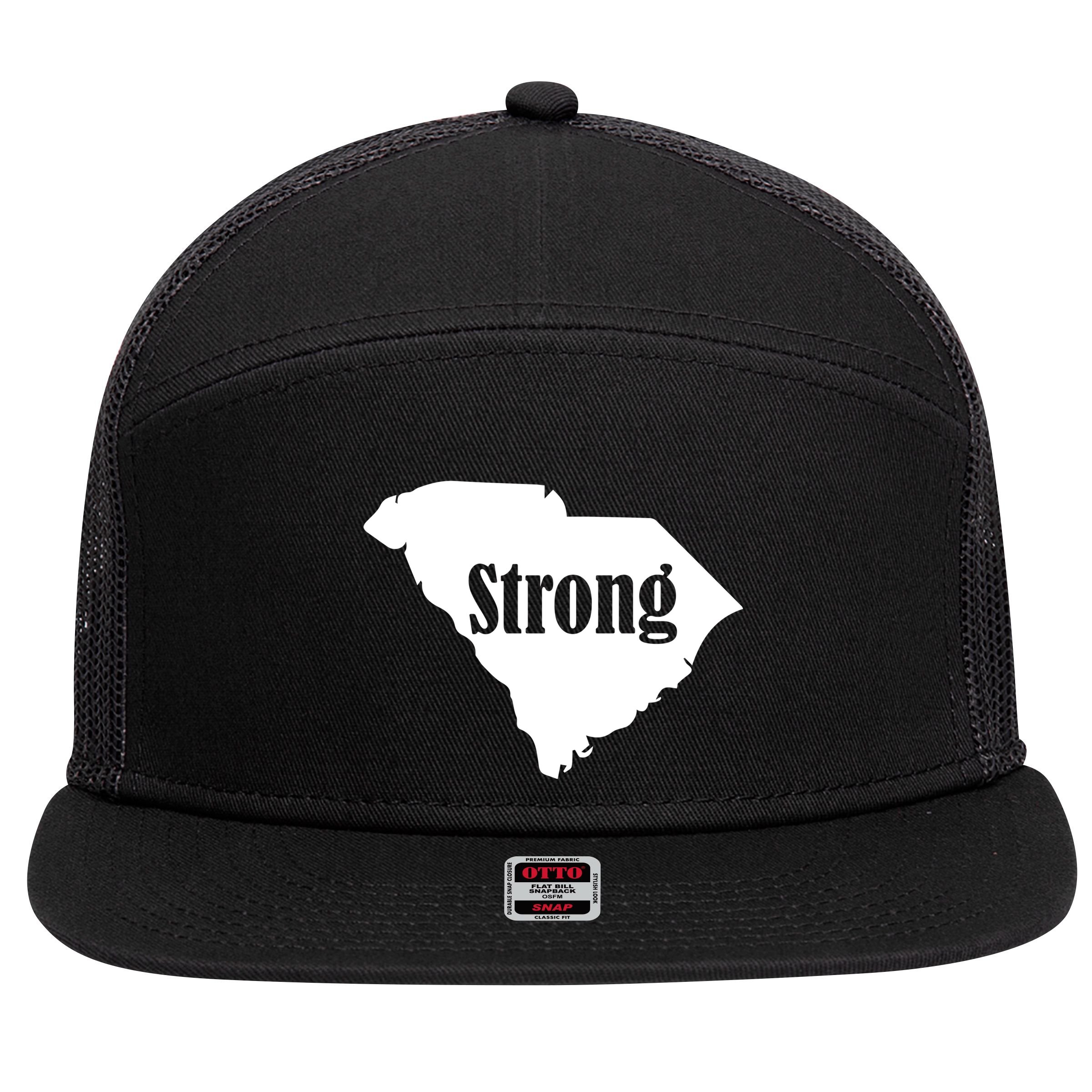 South Carolina Strong 7 Panel Mesh Trucker Snapback Hat
