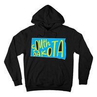 South Dakota Hand Drawn State Outline Hoodie