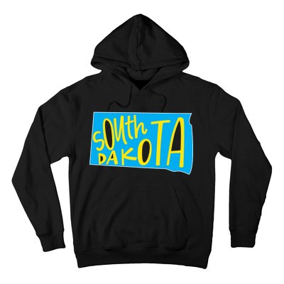 South Dakota Hand Drawn State Outline Hoodie