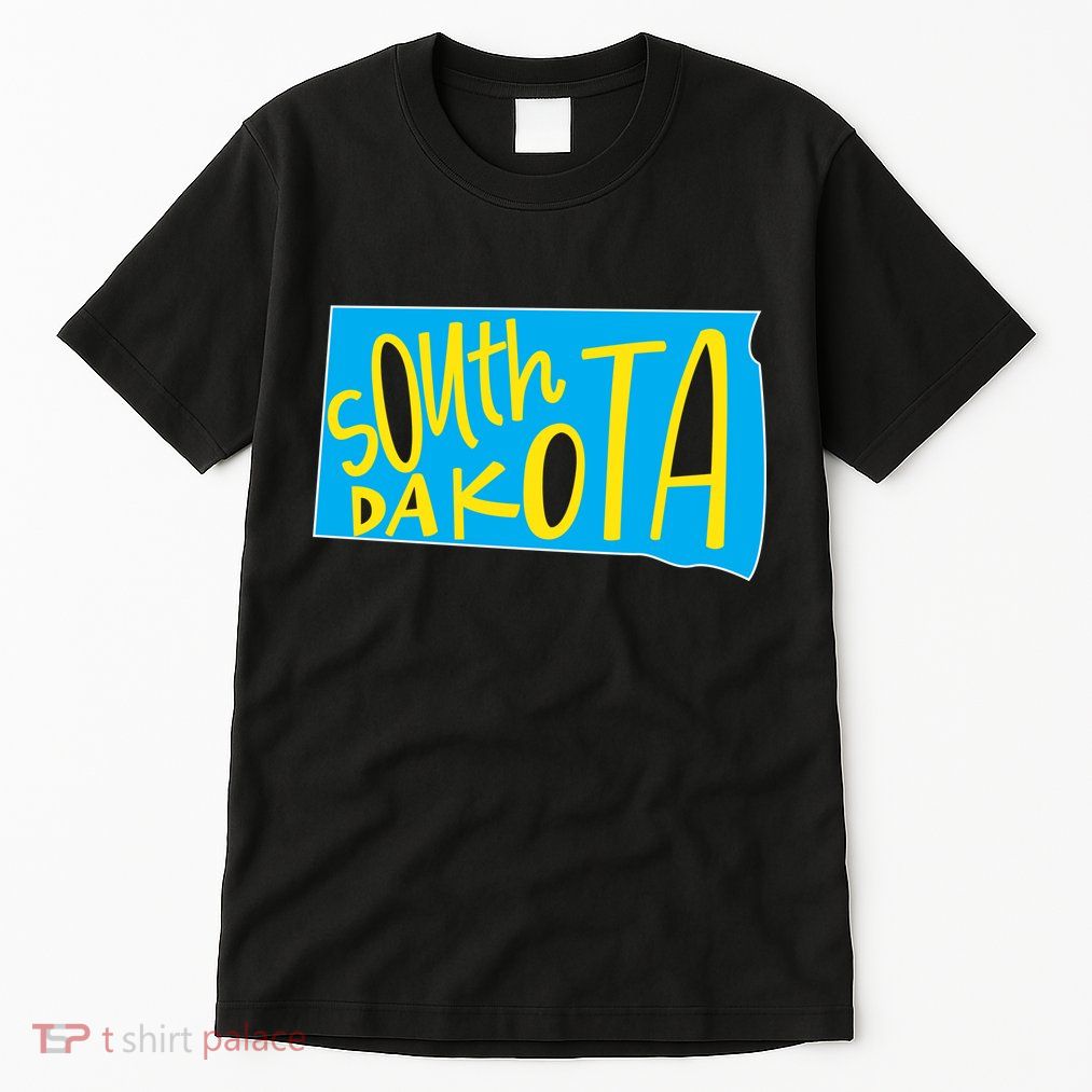 South Dakota Hand Drawn State Outline Tall T-Shirt