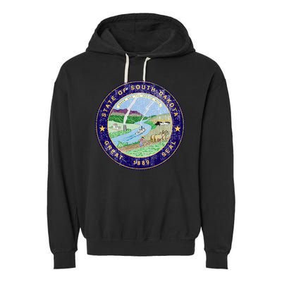South Dakota Seal Garment-Dyed Fleece Hoodie