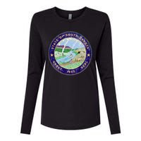 South Dakota Seal Womens Cotton Relaxed Long Sleeve T-Shirt