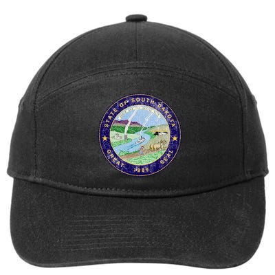 South Dakota Seal 7-Panel Snapback Hat