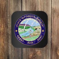 South Dakota Seal Coaster