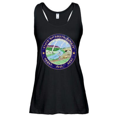 South Dakota Seal Ladies Essential Flowy Tank