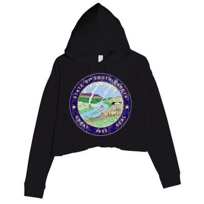 South Dakota Seal Crop Fleece Hoodie