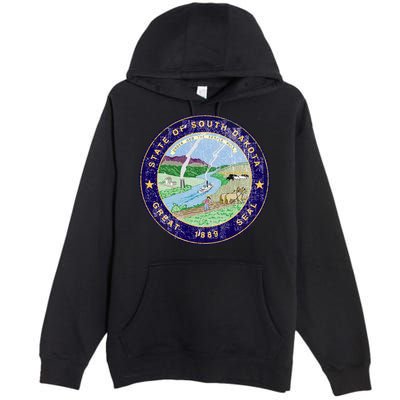 South Dakota Seal Premium Pullover Hoodie