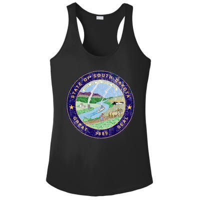 South Dakota Seal Ladies PosiCharge Competitor Racerback Tank