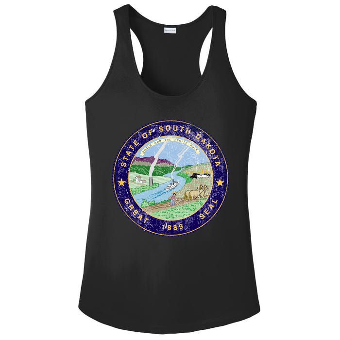 South Dakota Seal Ladies PosiCharge Competitor Racerback Tank