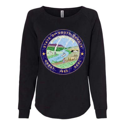 South Dakota Seal Womens California Wash Sweatshirt