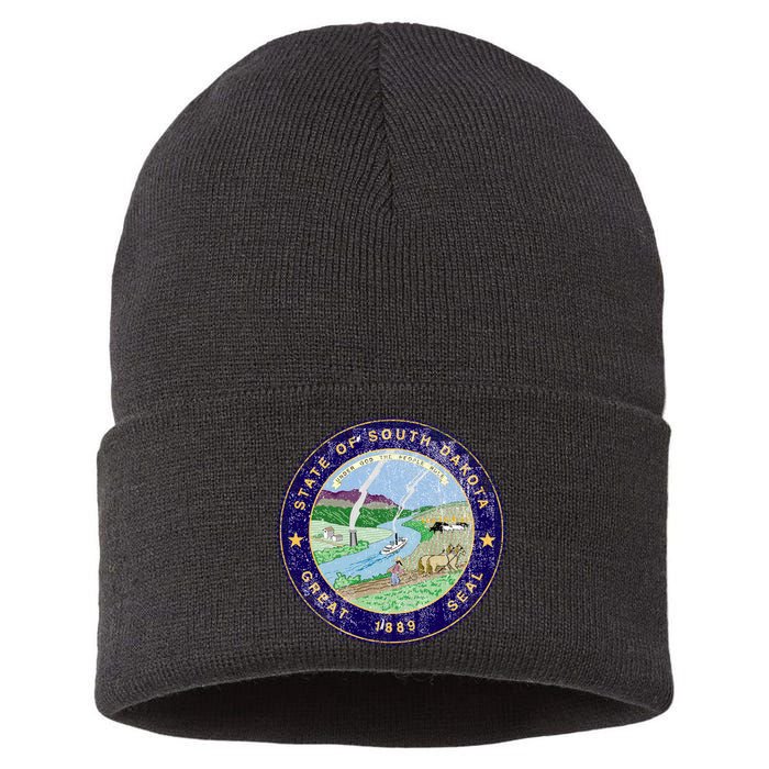 South Dakota Seal Sustainable Knit Beanie