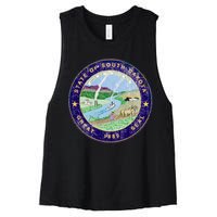 South Dakota Seal Women's Racerback Cropped Tank