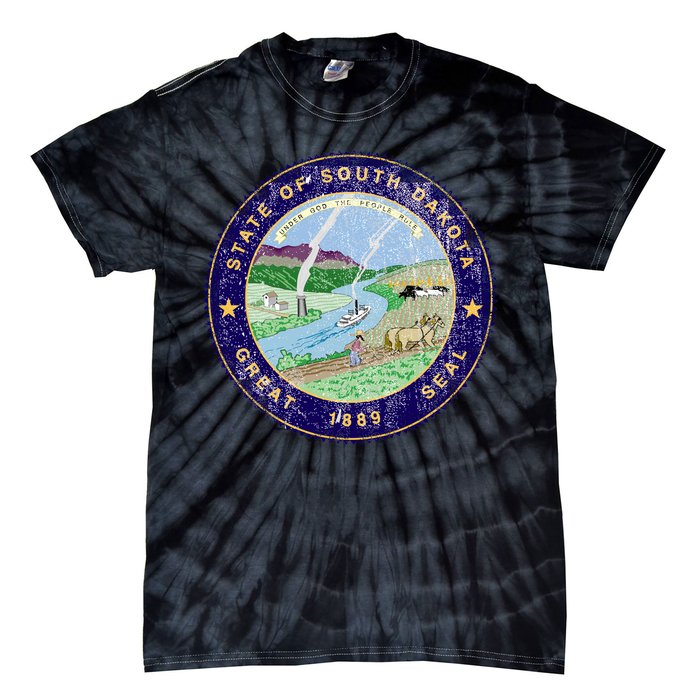 South Dakota Seal Tie-Dye T-Shirt