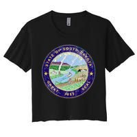 South Dakota Seal Women's Crop Top Tee