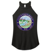 South Dakota Seal Women's Perfect Tri Rocker Tank