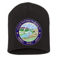 South Dakota Seal Short Acrylic Beanie