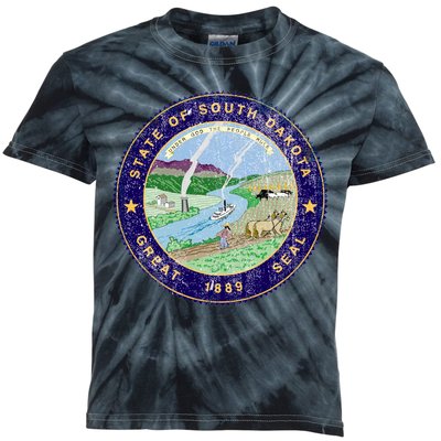 South Dakota Seal Kids Tie-Dye T-Shirt