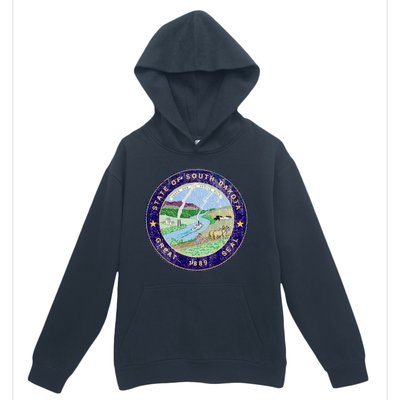 South Dakota Seal Urban Pullover Hoodie