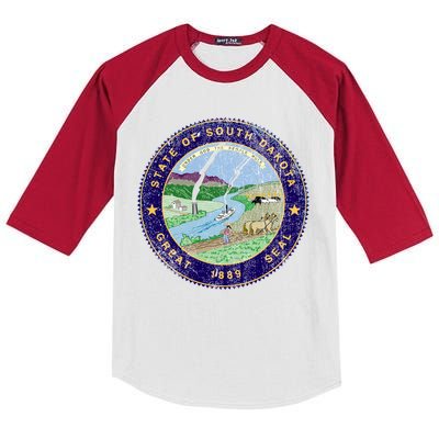 South Dakota Seal Kids Colorblock Raglan Jersey