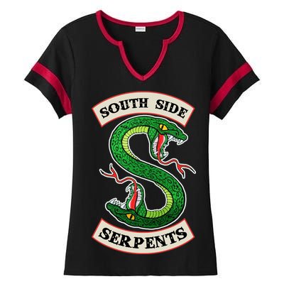 South Side Serpents  Ladies Halftime Notch Neck Tee