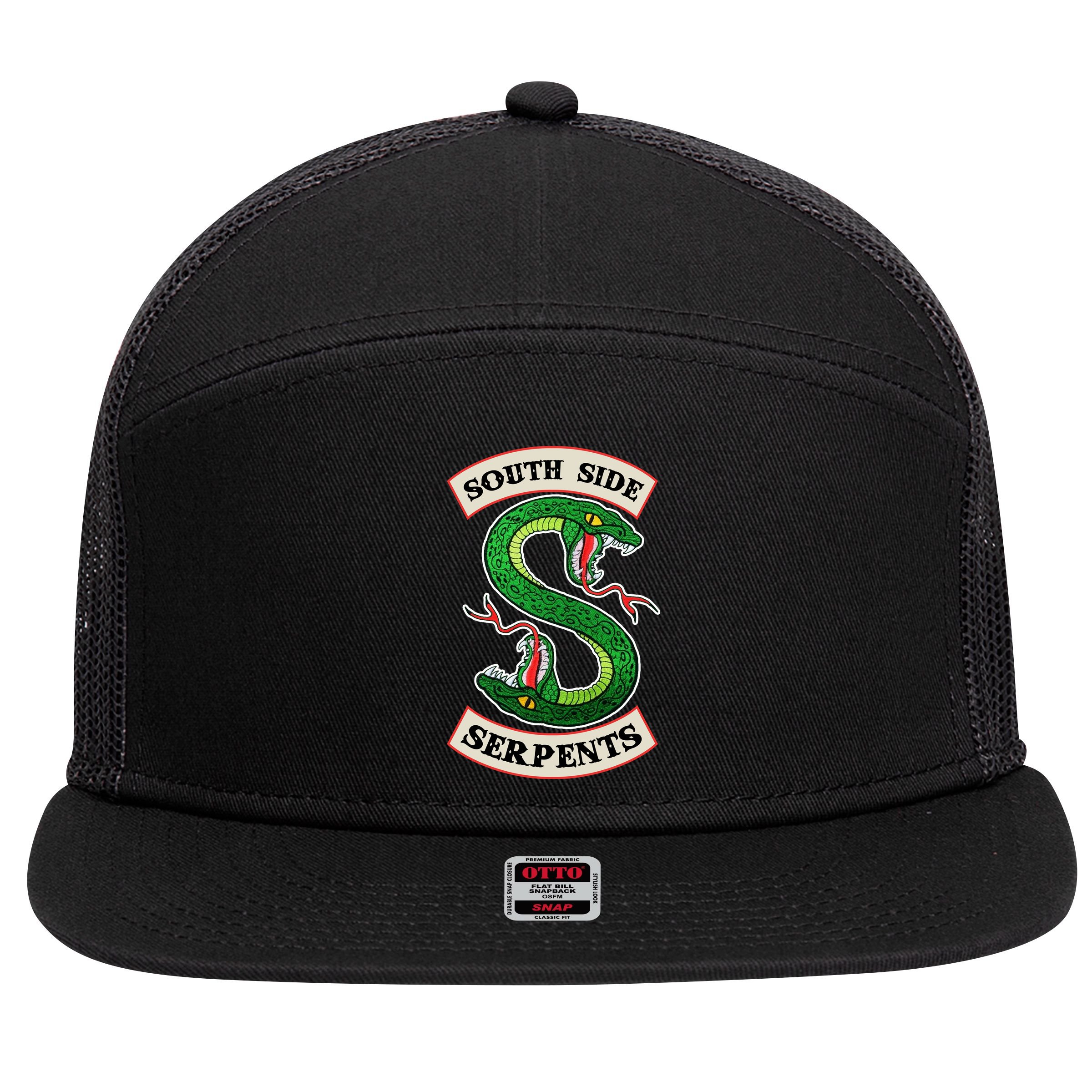 South Side Serpents  7 Panel Mesh Trucker Snapback Hat