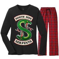 South Side Serpents  Women's Long Sleeve Flannel Pajama Set 