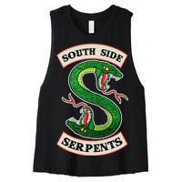 South Side Serpents  Women's Racerback Cropped Tank