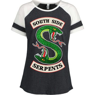 South Side Serpents  Enza Ladies Jersey Colorblock Tee