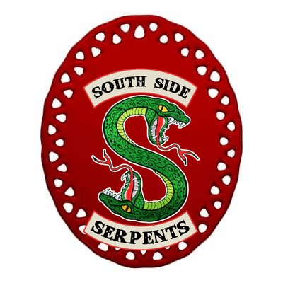 South Side Serpents  Ceramic Oval Ornament