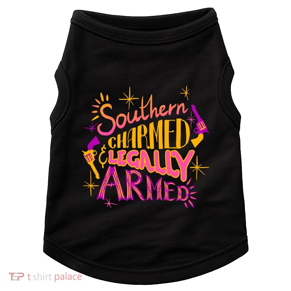 Southern Charmed Legally Armed 2nd Amendment Doggie Tank