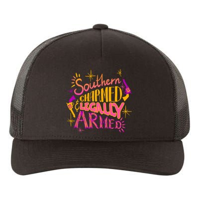 Southern Charmed Legally Armed 2nd Amendment Yupoong Adult 5-Panel Trucker Hat